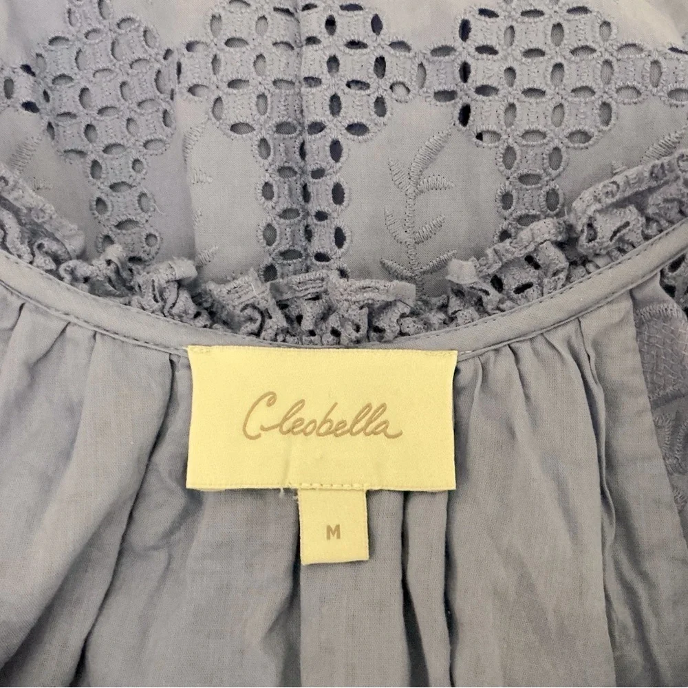 Cleobella Mallory Periwinkle Ankle Dress Size M - Picture 11 of 12